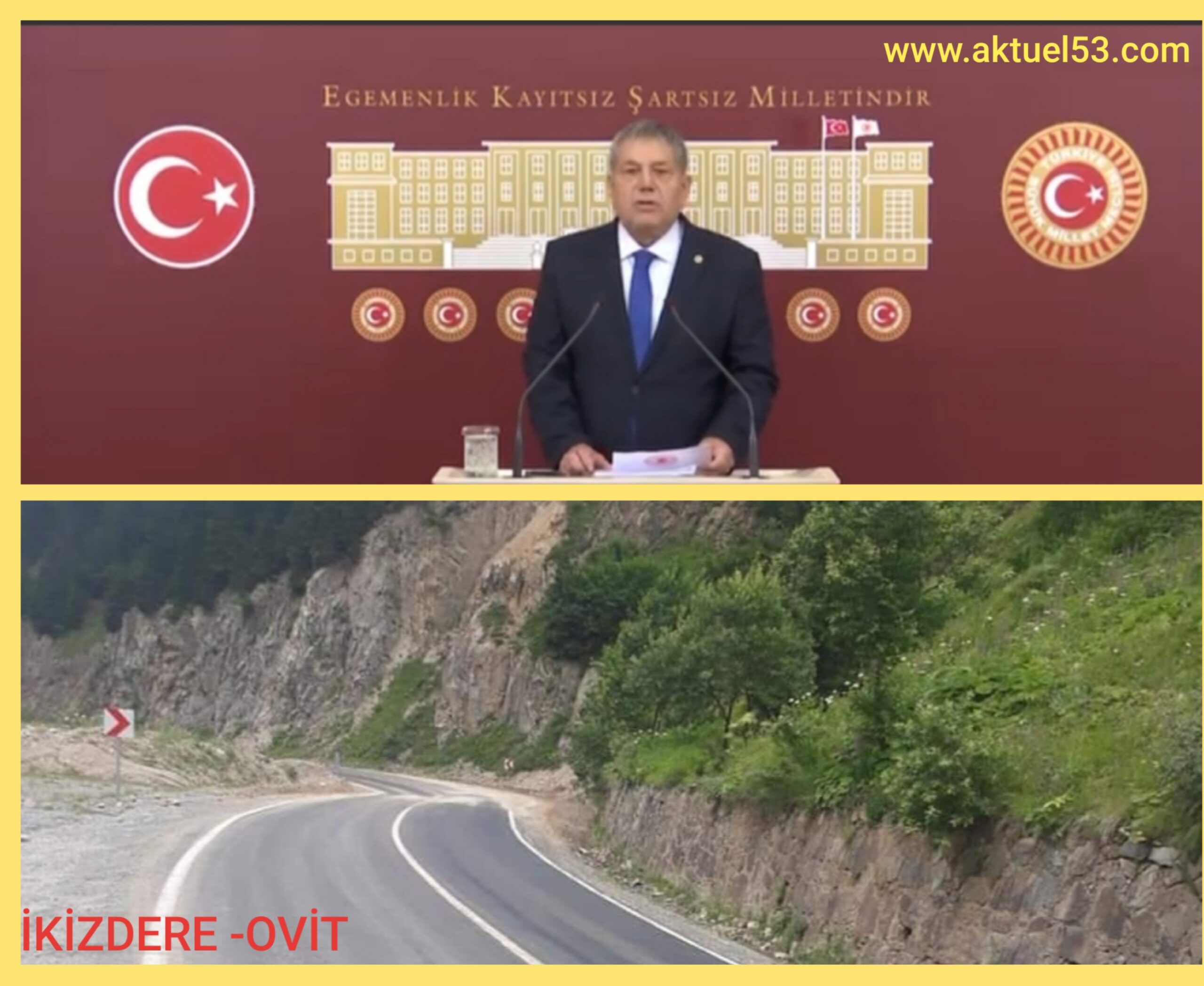 Tahsin Ocaklı, Atanmış Bakan Uraloğlu’na, 5 yıldan beri bitirilmeyen İkizdere-Ovit arasındakı 14 KM yolun Akibetini sordu