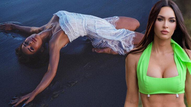 Megan Fox’tan deniz kenarında iddialı pozlar! Dünyanın en güzel kadını