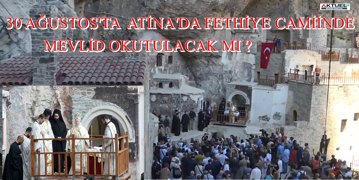 Rezalet! Trabzon’un fethedildiği günün yıl dönümünde,Sümela Manastırı’nda 10’uncu ayin yapıldı