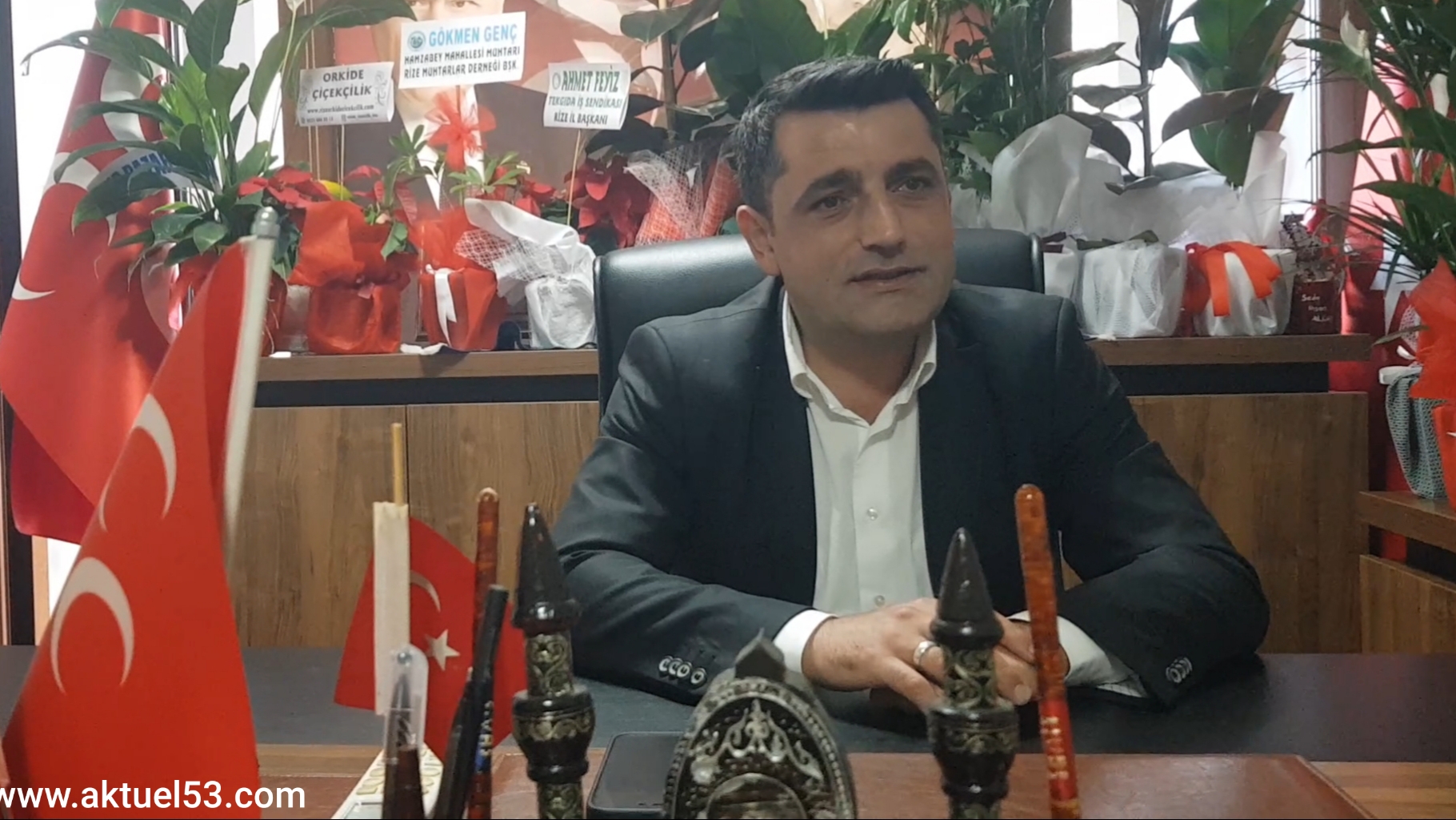 MHP Rize İl Başkanı İhsan Alkan,Yerel Seçimlerde ilçe ve Beldelerde iddialıyız!