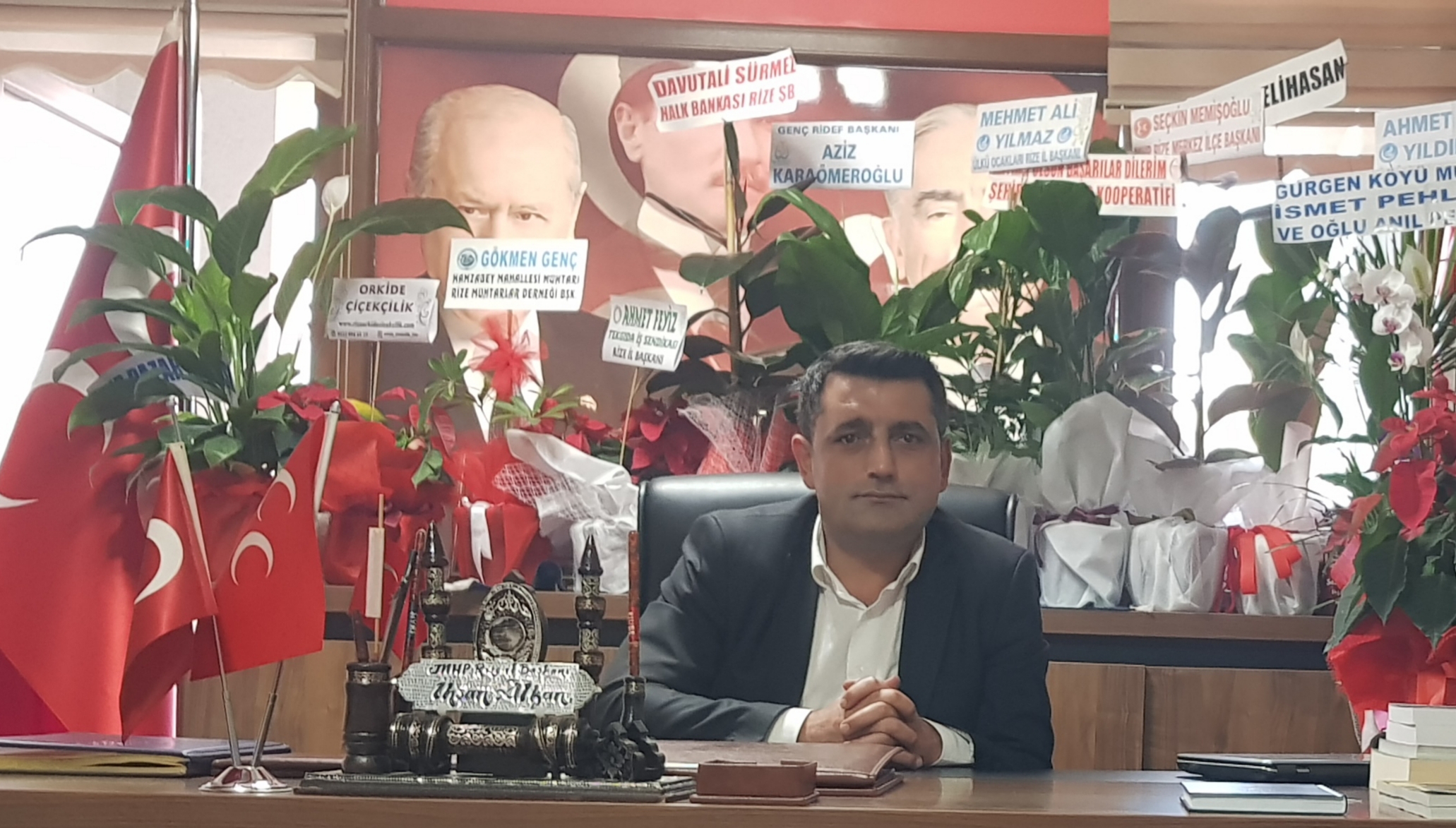 MHP Rize İl Başkanı Alkan’dan, Cumhuriyet Bayramı mesaji