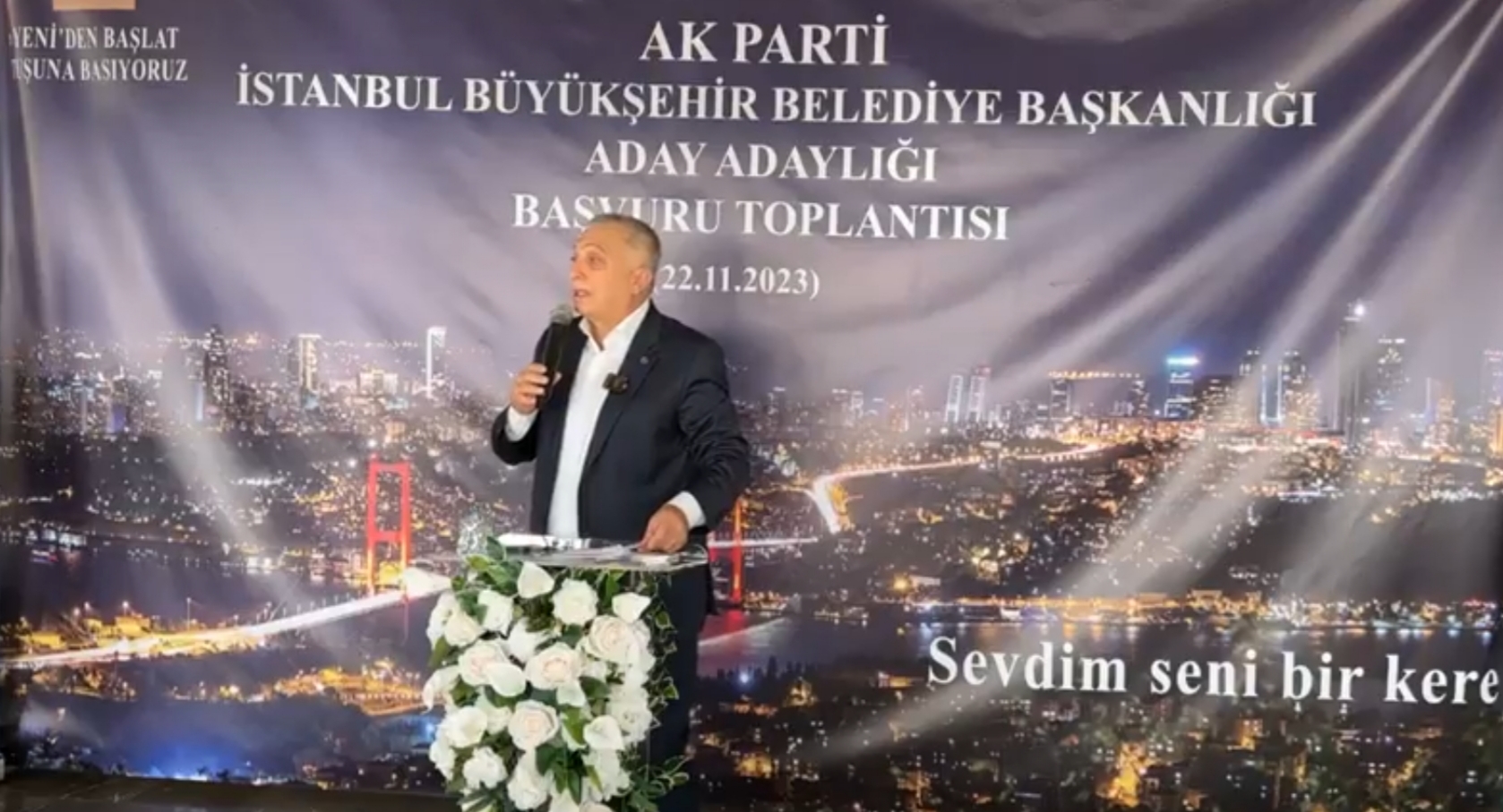 Metin Külünk ,İstanbul’dan aday adaylığını açıkladı