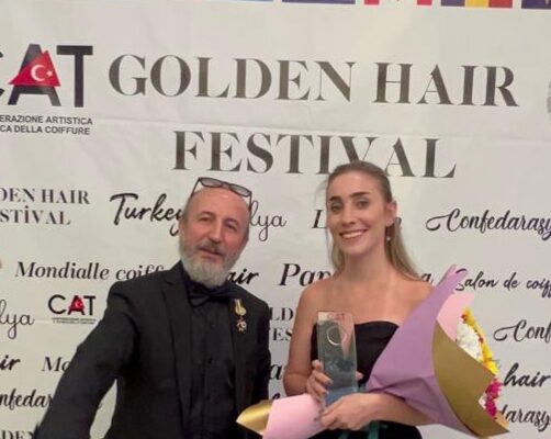 Rizeli Ödüllü Kuaför Zeynep Mutlu, C.M.C. CAT Rize Başkanı oldu