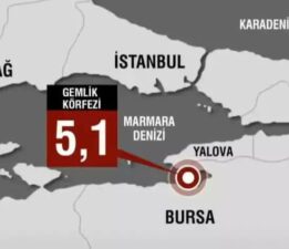 Bursa’da deprem! İstanbul’da hissedildi