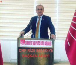 CHP Rize Belediye Başkan Adayı Necati Topaloğlu