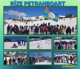 Rize’de Petranboart 15. kayak şenlikleri yapıldı