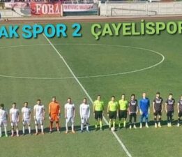 Çayelispor’a nazar değdi,13 maç sonra mağlup oldu