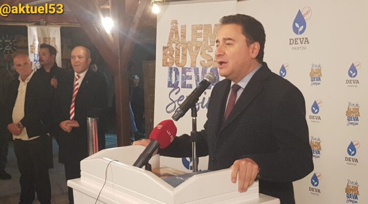 Ali Babacan Rize’de Konuştu;Belediye Denince Akıllarına Rant Geliyor