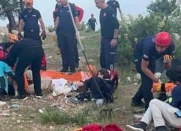 Antalya’da teleferik kazası 1 kişi öldü 7 kişi Yaralandı