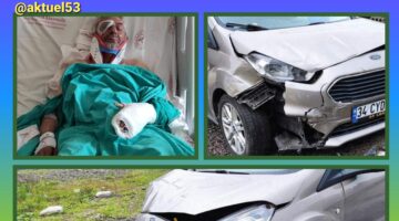 Rize’de Trafik Kazası
