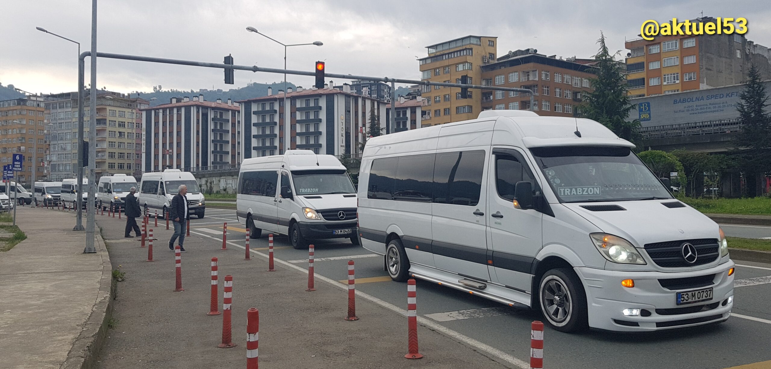 RİZE-TRABZON MİNİBÜSÇÜ’LERİNDEN EYLEM..