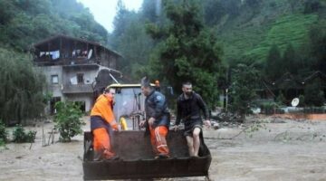 Rize ve Artvin ‘de Şiddetli Yağış ve Sel Uyarısı