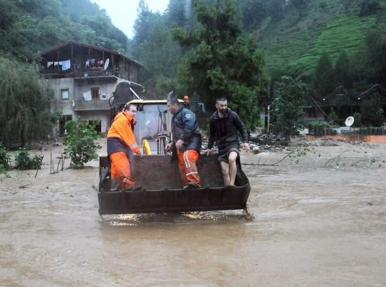 Rize ve Artvin ‘de Şiddetli Yağış ve Sel Uyarısı