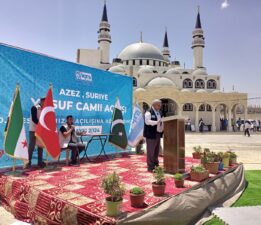 AZEZ’DE CEVİZKÖY PROJESİ VE HAZRETİ YUSUF CAMİİ AÇILIŞI YAPILDI  