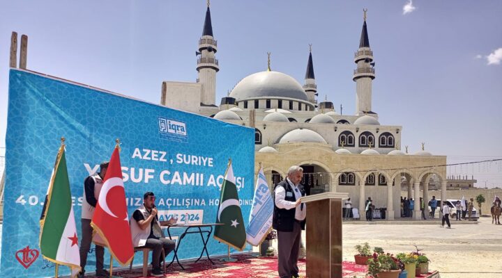 AZEZ’DE CEVİZKÖY PROJESİ VE HAZRETİ YUSUF CAMİİ AÇILIŞI YAPILDI  